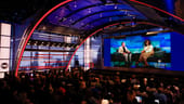 Warner Bros. Discovery team members gathered for global town hall meeting