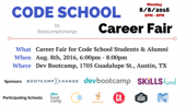 A Career Fair for Code School Students