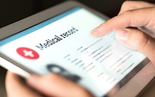 Patient health record on portable digital device.