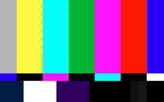 TV screen signal error