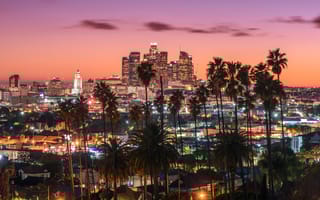 Los Angeles at sunset