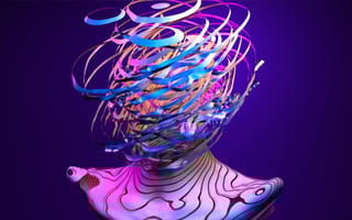 3D Illustration of a virtual human