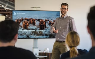 Anthony Maiocco leading a presentation