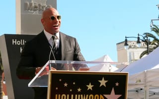 Dwayne “The Rock” Johnson at Star Ceremony on the Hollywood Walk of Fame