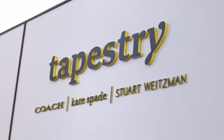 Tapestry logo on outside of office building