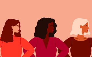 Illustration of a diverse group of women