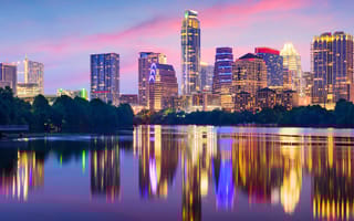 Austin skyline at dusk