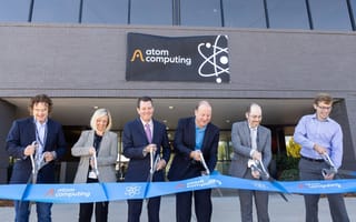 Atom Computing’s ribbon-cutting event for its new Boulder facility