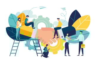 Image of professional relationship building