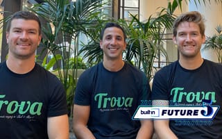 Trova’s co-founders, pictured from left, are CRO Matt Bailey, CEO Michael Fodera and CTO Jon Parsons.