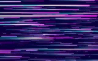 A black background with blue, purple and white streaks flowing horizontally