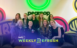 The Pearpop team poses together for a group photo.
