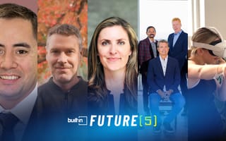 Side-by-side images of several Seattle-based startup founders featured in the Future 5.