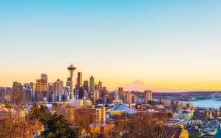 Seattle’s skyline at dusk