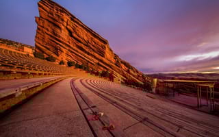 Red Rocks Amphitheatre in Colorado.
