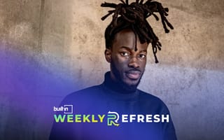 Spatial Labs founder and CEO Iddris Sandu poses for a photo against a concrete wall.