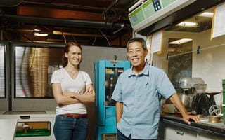 Sublime Systems co-founders Leah Ellis and Yet-Ming Chiang.