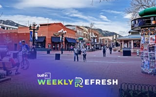 Visitors shopping in Boulder, Colorado.