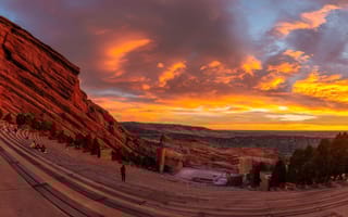 Red Rocks Amphitheater in Colorado