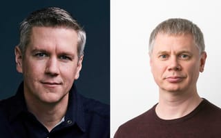 Temporal CPO Charles Zedlewski (left) and co-founder and CEO Maxim Fateev (right) are pictured in side-by-side headshot photos.