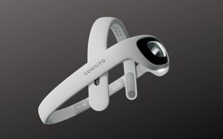 Cognito’s headset device is designed to treat Alzheimer’s Disease with gamma frequency light and sound stimulation.