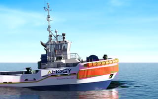 A tugboat built in 1957 is fueled by Amogy's ammonia power.