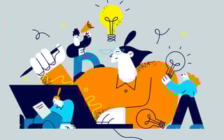 A person taking an online course to sharpen their skills