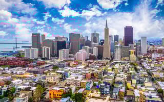 san francisco aerial view