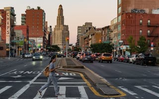sunset in brooklyn