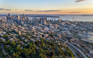 puget sound aerial overview