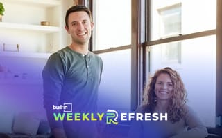 Arrive Recommerce co-founders Ross Richmond and Rachelle Snyder pose for a photo.