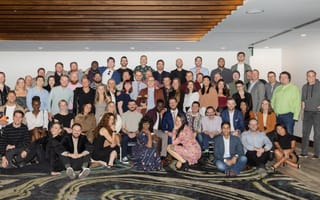 Group photo of the Flatfile team