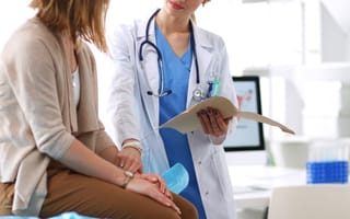 doctor interacting with patient