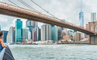 view of manhattan from brooklyn
