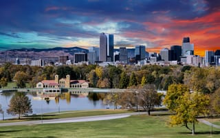 A Colorado city skyline is pictured.