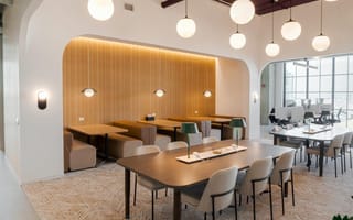 An interior photo of Fetch's Chicago office is pictured.