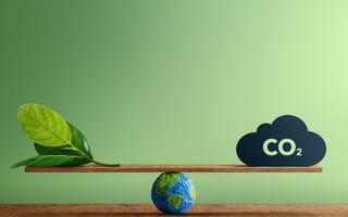 A scale depicting carbon neutrality is pictured.