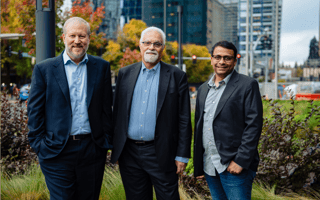 Members of Oleria's executive team pose together for a photo.