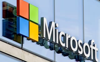 An exterior photo of Microsoft's office is shown.