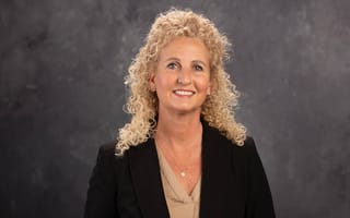 Karen Pennell, the new first vice president and chief operating officer of the Federal Reserve Bank of Boston, is pictured.