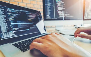 An image depicting software development is shown.