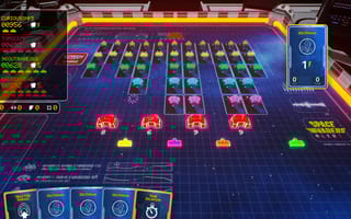 A screenshot of the upcoming title SPACE INVADERS Deck Commander - the Board Game is shown.