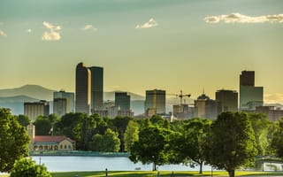 A photo of a Colorado city is shown.