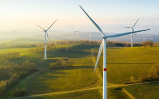 An image of wind turbines is shown.