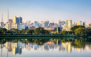 Ibirapuera Park in Sao Paulo.