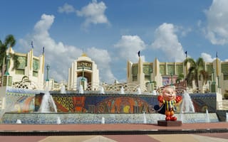 Ramoji Film City in Hyderabad, India.