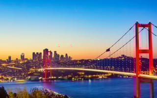 Bosphorus Bridge in Istanbul.