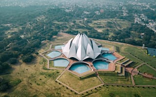 Lotus Temple in Delhi.