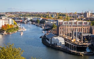 Waterfront in Bristol, England