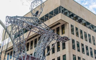 Sculpture in Montréal, Quebec, Canada.